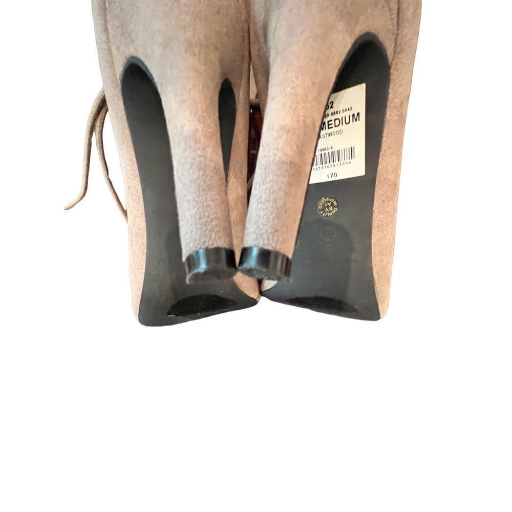 Gladiator Heels | Peep Toe | 6.5 | Taupe - Picture 4 of 5